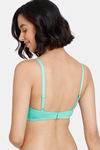 Zivame Basics Double Layered Non Wired 3/4th Coverage Sag Lift Bra - Florida Key — thumbnail 2